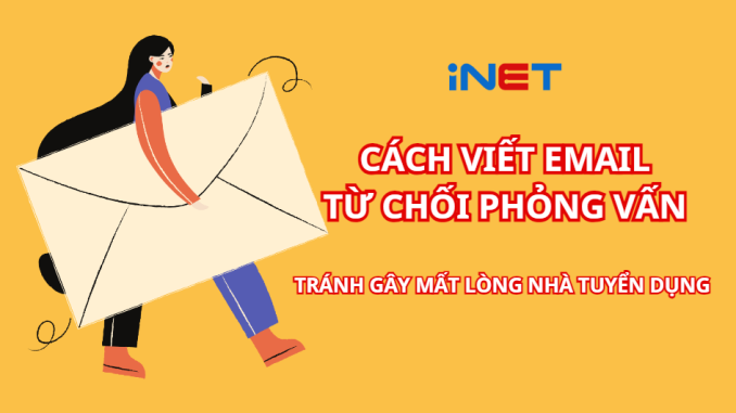 email từ chối phỏng vấn​